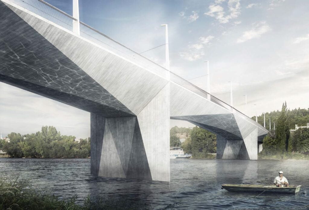 1. Realizovaný developerský projekt s významným přínosem pro město_Dvorecký most