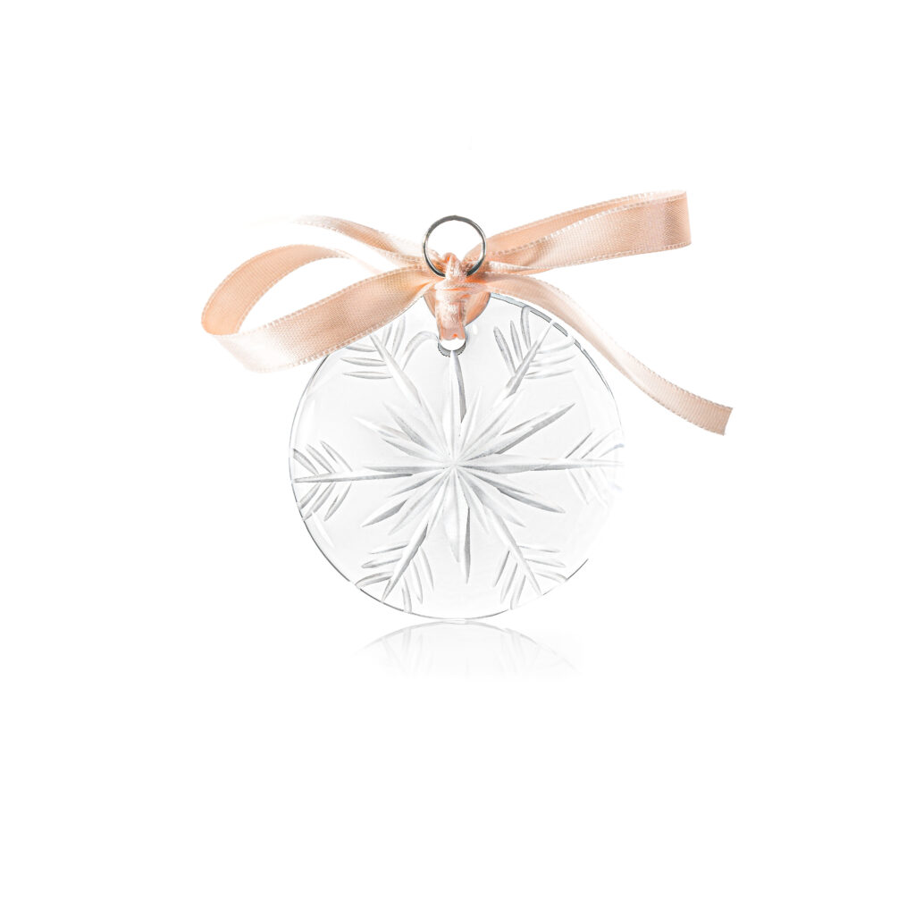 Rückl Pink Christmas Ornament Snowflake