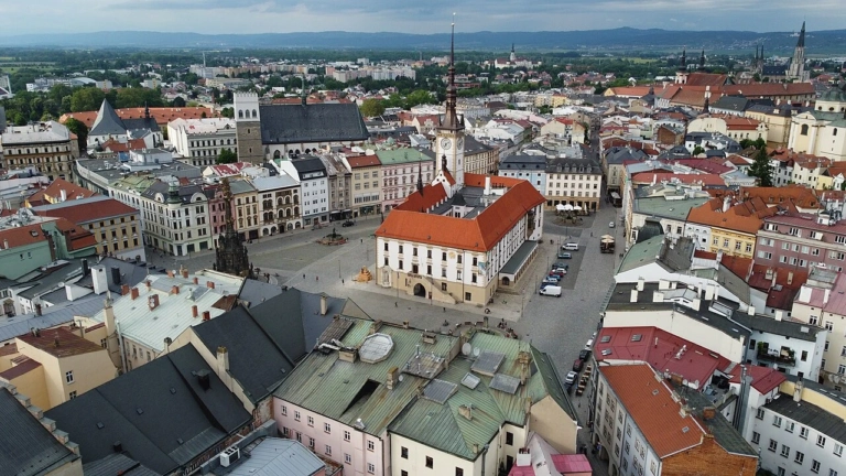 Horní Náměstí Olomouc, Letecká Fotografie 1
