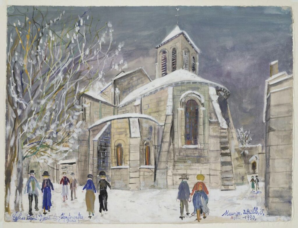 Maurice Utrillo Kostel Sv. Petra Na Montmartru 1930 Národní Galerie Praha