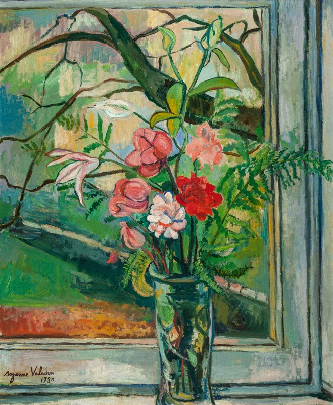 Suzanne Valadon Květiny Před Oknem 1930 Národní Galerie Praha