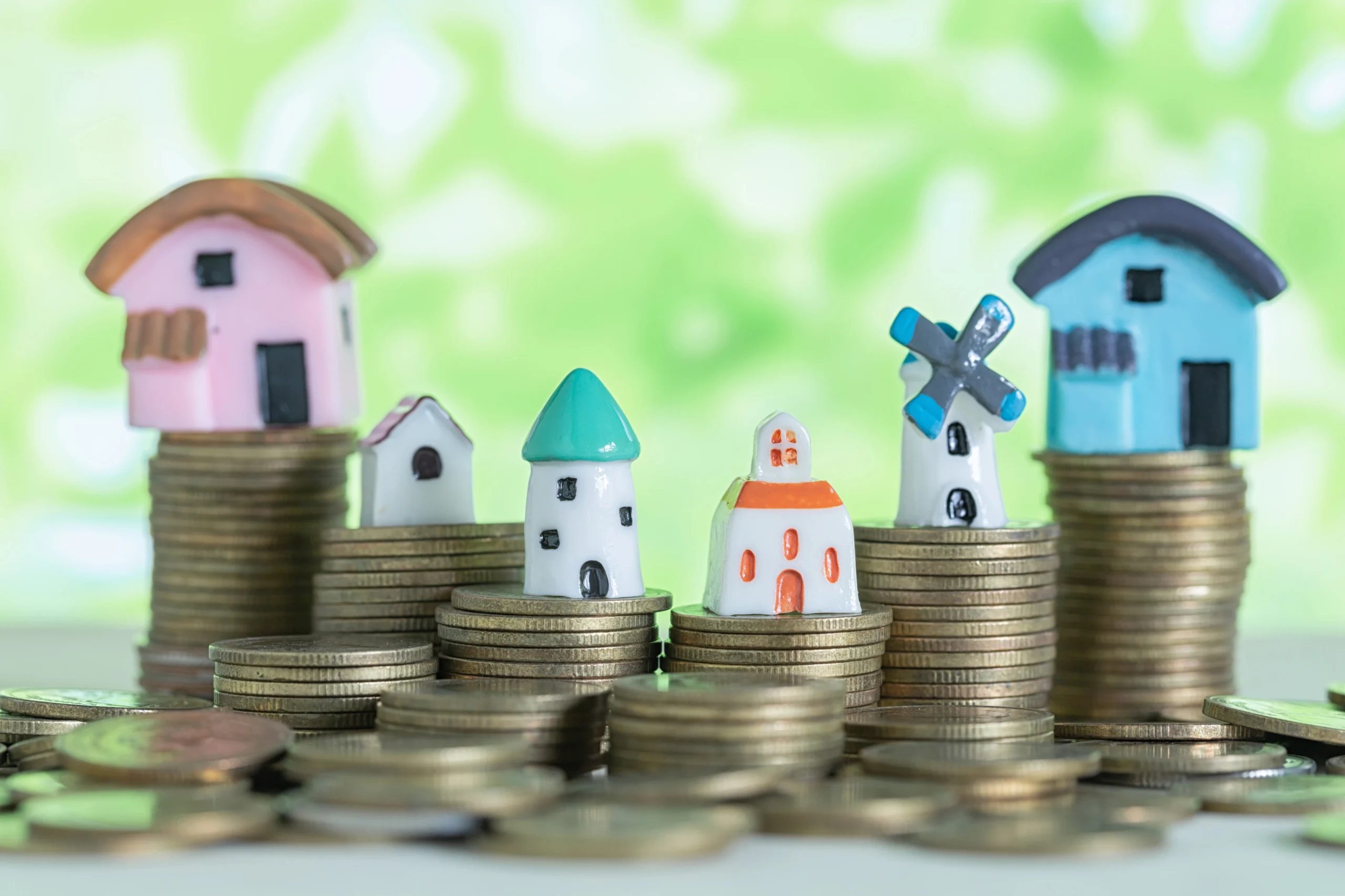 Mini house stack coins 68f88e90b4761