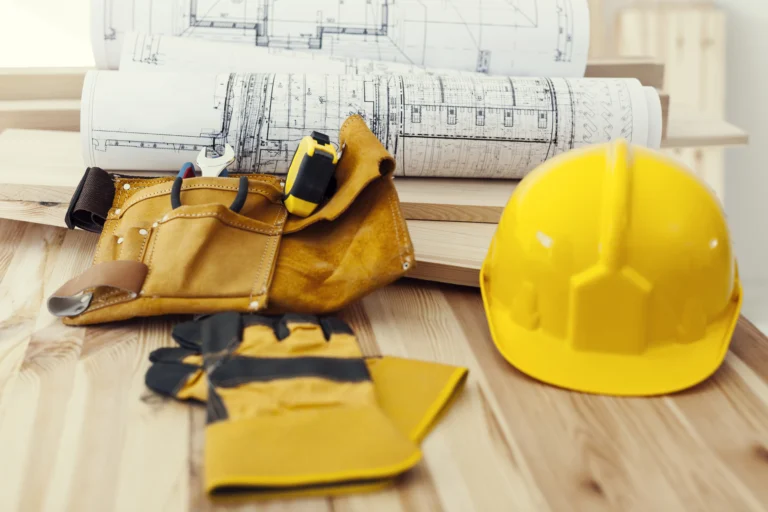 Wooden table with work tools 69413fe9ee403